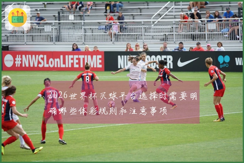 2026世界杯买球平台选择时需要明确哪些体彩规则和注意事项