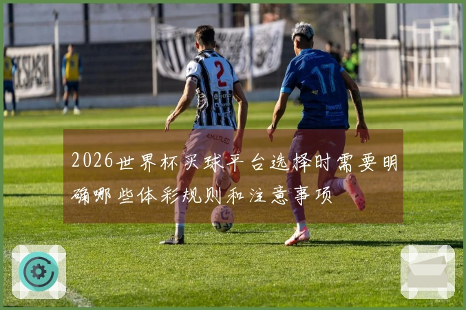 2026世界杯买球平台选择时需要明确哪些体彩规则和注意事项